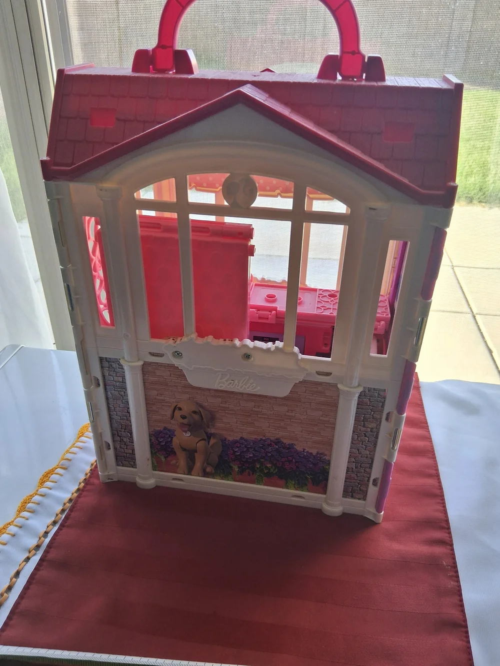 Pink Foldable Playhouse Toy for Kids - Brand Unknown
